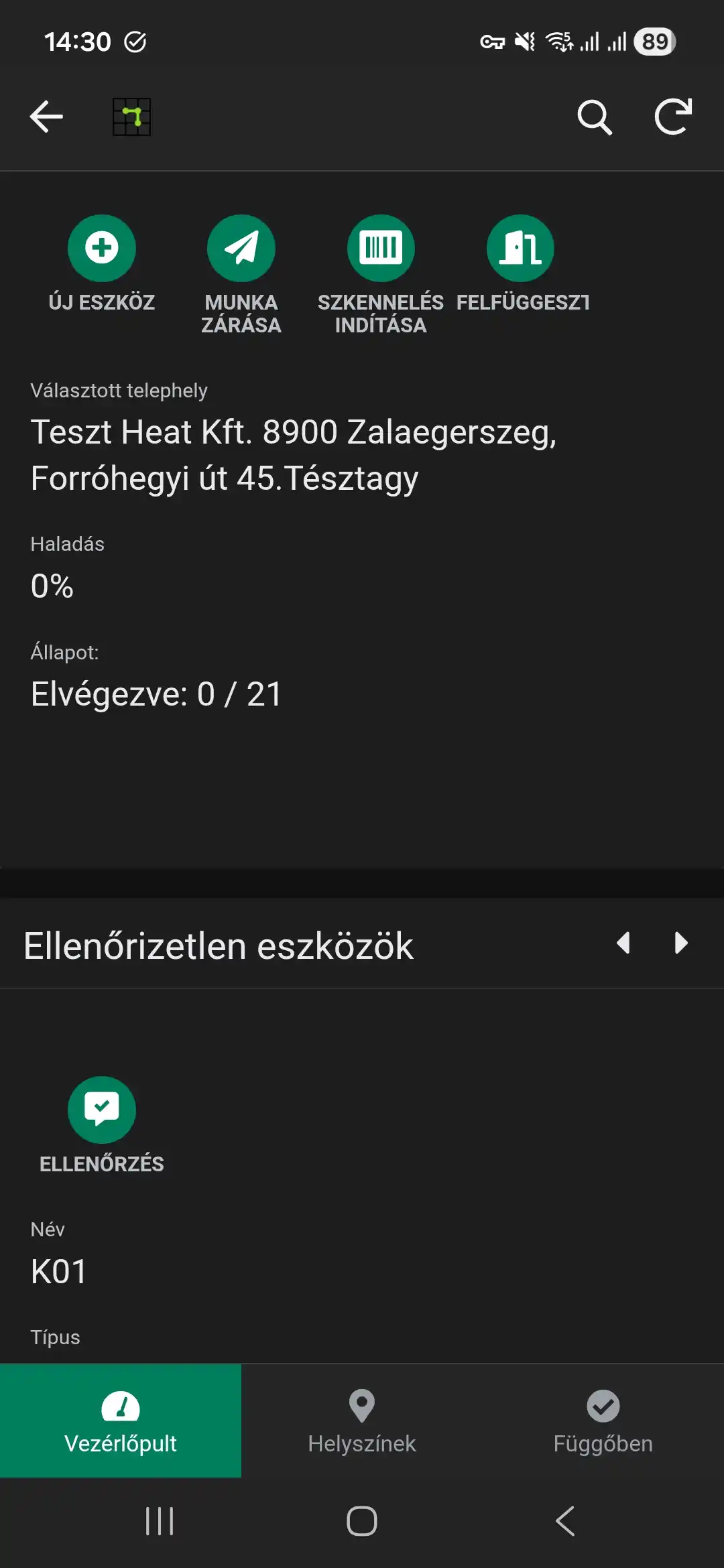 DDD-APP mobilos terepi munka videó helyi előnézeti képe